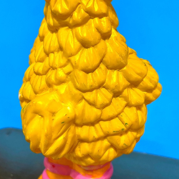 SESAME STREET 1990’s BIG BIRD JIM HENSON MUPPET HARD PLASTIC FIGURE HAND PAINTED - Picture 14 of 15